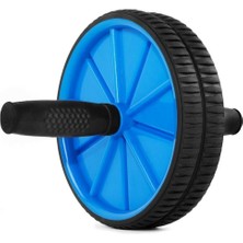 Mavi Renkli Karın Kasları Için Egzersiz Tekeri, Güç ve Esneklik Artırıcı Spor Aleti