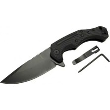 Zero Error 7-12 Black Çakı 22 cm Manuel, Kemerlikli