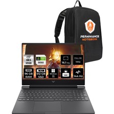 Hp Victus 16 Intel Core I5 14450HX 96GB 512GB SSD RTX4050/6GB 16.1" Fhd 144Hz W11H Taşınabilir Bilgisayar & Per4 Çanta BL6W5EAPN377