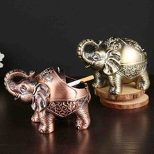 Metal Fil Figürlü Küllük Zarafet ve Lüksün Buluştuğu Özel Tasarım Kapaklı Mekanizma Luxury Kül Tabak