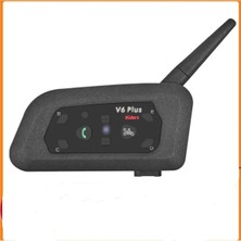 V6 Plus Motorsiklet Kaskı Intercom  Su Geçirmez 1200 M