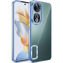 Honor 90 Kılıf Köşeleri Parlak Renkli ve Logo Detaylı Chorma Premium Silikon Kapak