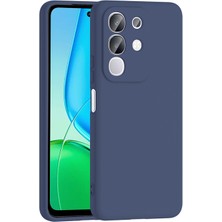 İ She Vivo Y29 4g  Kılıf Yumuşak Doku ve Kadife Dolgulu Clay Premium Silikon Kapak