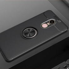 Mobixa Redmi Note 4x Kılıf Metal Stant Olabilen Yüzüklü Flexring Premium Silikon Kılıf