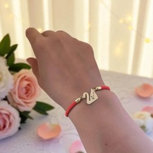 14 Ayar Plakalı Altın Rosa Ismine Özel Turuncu Örgülü Kuğu Kuşu Figürlü Hediye BILEKLIK-608ISIM