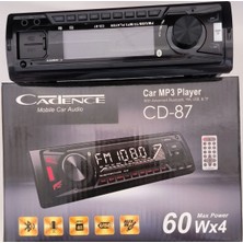 Cd-87 Oto Mp3 Çalar, Yüksek Kalite Ses, Kullanışlı ve Şık Tasarım