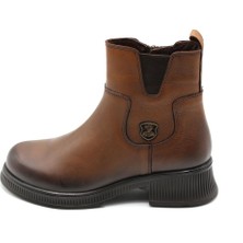 Venüs Kadın Hakiki Deri Günlük Bot 2452706K - Taba - 36