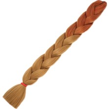 Esperer Afrika Örgüsü ve Rasta İçin Sentetik Ombreli Saç - Bakır - Karamel