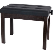 Kozmos P-310-RW Ayarlı Piyano Taburesi - Kahverengi - Siyah