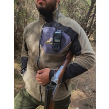 Hunt Man Telsiz Cepli Haki Polar Ceket