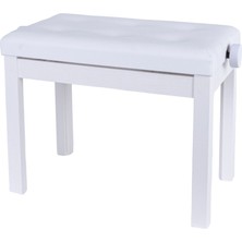 Kozmos P-310-WH Ayarlı Piyano Taburesi - Beyaz