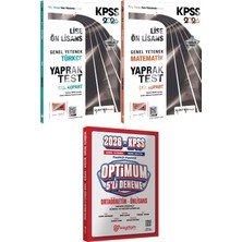 2026 Kpss Lise Ön Lisans Türkçe Matematik Çek Kopart Yaprak Test - Optimum 5 Deneme