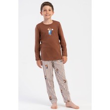 Pamuklu Erkek Çocuk Uzun Kol Pijama Takım(7/8-13/14)
, 503075