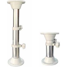 Masa Ayağı Teledkopik 3 Kademe Alüminyum Beyaz 32-72 cm