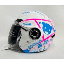 Gdr Yarım Kask OF-627 Şefaf Vizörlü