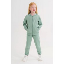 Kız - Erkek Çocuk Basic Fermuarlı Okul Eşofman Takımı AK0785