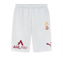 Galatasaray Orijinal Lisanslı 24/2025 A Takım 5 Yıldızlı Beyaz Şort