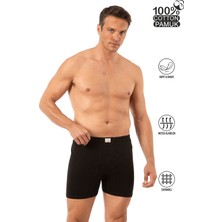 Özkan Underwear Özkan 0043 Erkek %100 Pamuklu Penye Süprem Kumaş Esnek Rahat Torbalı Paçalı Don Boxer Külot