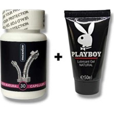 Maxisize Erkeklere Özel Sertleştiricili Performans Takviyesi 30'lu + Etkili  Kayganlaştırıcı 50 ml