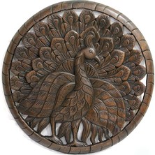 Ahşap Duvara Asmalı El Oyması Pano