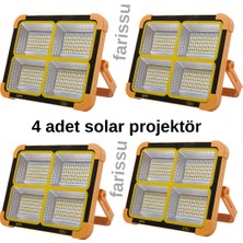 212 Farissu Solar Panelli Çakar Özellikli Dış Mekan Aydınlatmasına Uygun Projektör