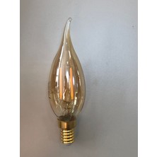 5 Adet Osram  2,5W=22W=220 Lümen  E14 Rustik Kıvrık LED Buji Lamba