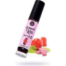 Secret Play Lip Gloss Vibrant Kiss' Çilekli Sakız Aromalı Dudak Parlatıcı, 6 gr