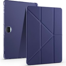 Honor Pad 9 Uyumlu Kılıf Kalem Bölmeli Tri Folding Standlı Arkası Silikon Uyku Modlu
