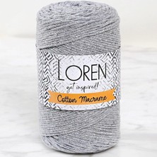 Loren Cotton Macrame Gri - R082 - 34357
