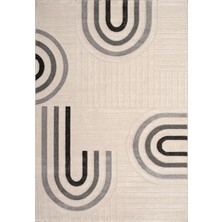 Romanya Gri Halı Modern Dokuma Halı Yumuşak Oturma Odası Salon Çocuk Odası Mutfak Halısı F0424 60 x 110 cm