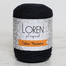 Loren Cotton Macrame Lacivert - R005 - 34361
