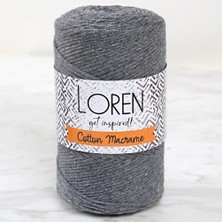 Loren Cotton Macrame Gri - R081 - 34358