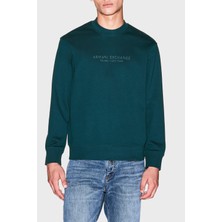 Armani Exchange Logolu Streç Pamuklu Regular Fit Bisiklet Yaka Sweat Erkek Sweat XM001284 AF20934 UB022