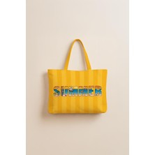 Evdek Sunny Plaj Havlulu Plaj Çantası 35X40 cm