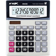 12 Haneli Ofis Tipi Hesap Makinesi, Büyük Boy, Kullanışlı ve Dayanıklı