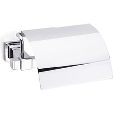 System Qline Kapaklı Tuvalet Kağıtlığı Cr