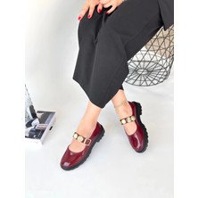 Okira Bordo Rugan Oxford Ayakkabı