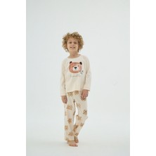 8901 Unısex Çocuk Baskılı Pijama Takım