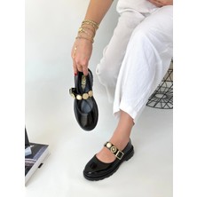 Okira Siyah Rugan Oxford Ayakkabı