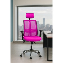 Arji Ofis Çalışma Koltuğu Yönetici Koltuğu Bilgisayar Koltuğu Büro Koltuğu Bilgisayar Sandalyesi Makam Koltuğupembe