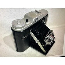 Adox Körüklü Fotoğraf Makinası Deri Kılıfında - Çalışır Durumda
