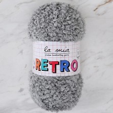 La Mia Retro Gri El Örgü Ipi - LM6805