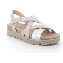 Kadın Sandalet 7668922 Igı&co Ddz 76689 Sı.nap.bott/fıo Platino Panna