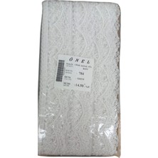 Dantel Polyester Sanal Tül Bant Krem 14,50 Metre En 3 cm ON-784-KR
