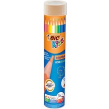 Bic Evolution Kuru Boya 12+1 Renk Metal Tüp (958191)