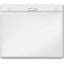 Yaka Kartı Poşeti 10X9 Cm, 1 Paket 100 Adet, Şeffaf ve Dayanıklı Ürün.