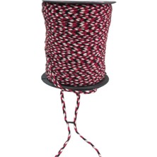 Bileklik Ipi, Hediye Paketleme Ipi, Şans, Bereket, Aşk, Şifa, Güç 1 mm Pamuk  1 Metre Kırmızı