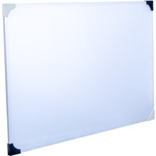 70X100 Siyah-Beyaz Köşe Yazı Tahtası, Duvara Monte, Modern ve Şık Tasarım