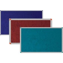 45X60 cm Kumaş Kaplı Duvar Panosu, Alüminyum Çerçeve ile Şık Tasarım