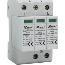 Xkoren 3p+N Kutuplu B ve C Sınıfı 400V Ac Parafudr Sayaç Öncesi